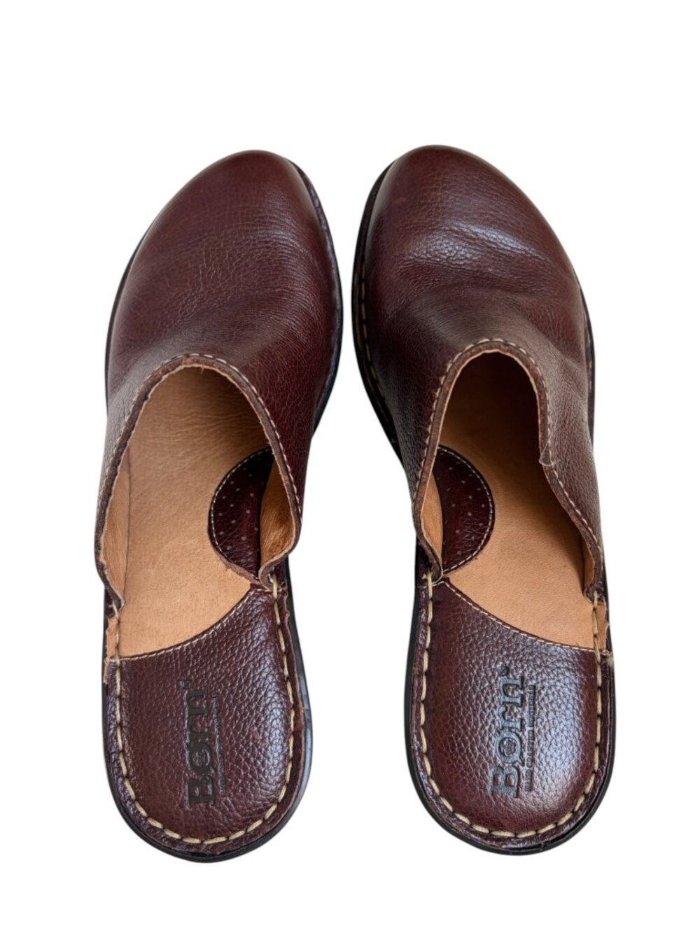 Born Leather Clogs (Brown) - Size 8 - Picture 2 of 11